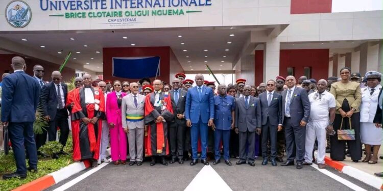 Gabon|Enseignement Supérieur : Le Cap Estérias inaugure l&rsquo;Université Internationale Brice Clotaire Oligui Nguema