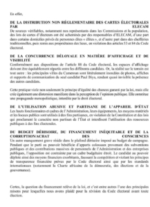 UDC fraude présidentielle 2025