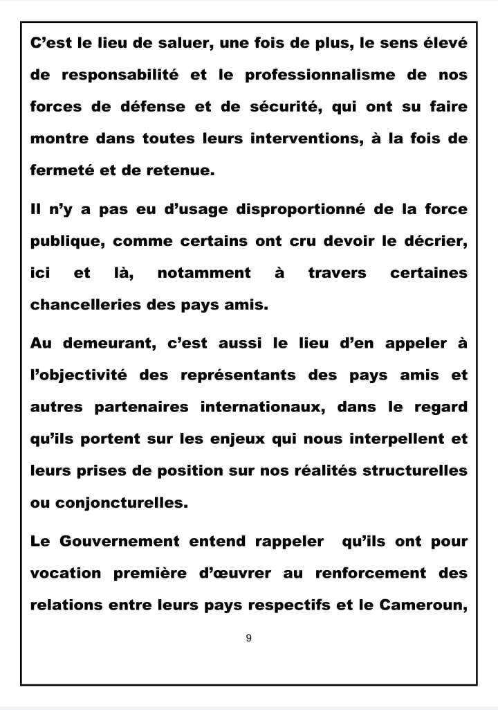 Cameroun post-élections