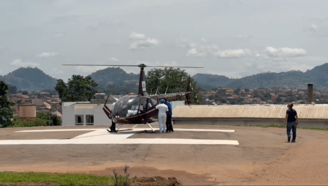 Hôpital Général de Yaoundé,Hélicoptère