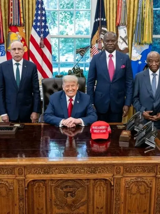 Trump et les présidents africains