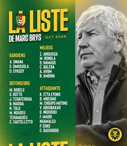liste Lions Indomptables